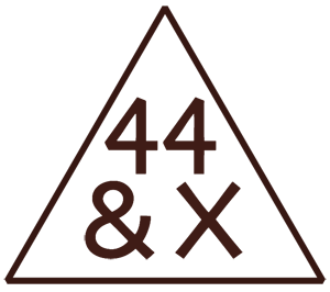 44 & X logo